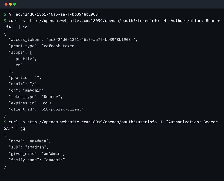 userinfo endpoint